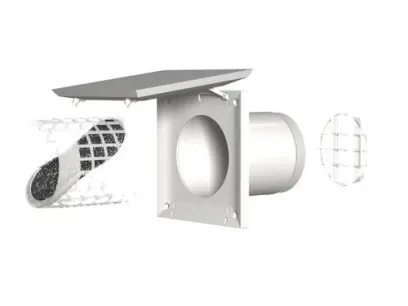 29696-nibe fresh tl 100 - prodlouzeni stenoveho prvku 130 mm